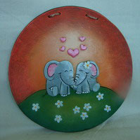 Слоники. Слон. Любовь. Художественная керамика в интерьере